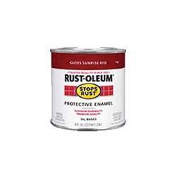 RUST-OLEUM STOPS RUST 7762730 Protective Enamel Paint Gloss Sunrise Red