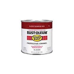 RUST-OLEUM STOPS RUST 7762730 Protective Enamel Paint Gloss Sunrise Red
