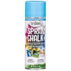 TESTORS 307589 Spray Chalk Flat Matte Blue 6 oz Aerosol Can