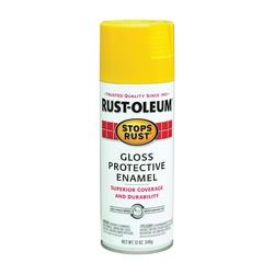 RUST-OLEUM STOPS RUST 7747830 Protective Enamel Spray Paint Gloss Sunburst