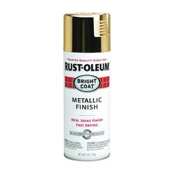 RUST-OLEUM STOPS RUST 7710830 Bright Coat Spray Paint Metallic Gold 11