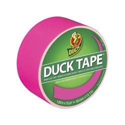 Duck 1265016 Duct Tape 15 yd L 1.88 in W Vinyl Backing Neon Pink