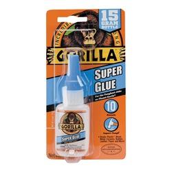 Gorilla 7805009 Super Glue Liquid Irritating Straw/White Water 15 g