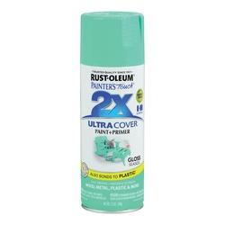RUST-OLEUM PAINTERS Touch 267116 Gloss Spray Paint Gloss Seaside 12 oz