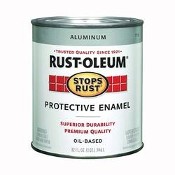 RUST-OLEUM STOPS RUST 7715502 Protective Enamel Metallic 1 qt Can