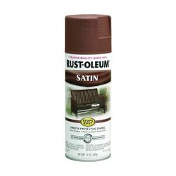 RUST-OLEUM STOPS RUST 7774830 Enamel Paint Low Satin Chestnut 12 oz