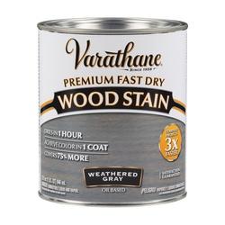VARATHANE 269394 Wood Stain Weathered Gray Liquid 1 qt Can