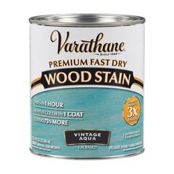VARATHANE 297427 Wood Stain Vintage Aqua Liquid 1 qt Can