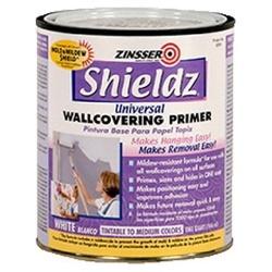 ZINSSER 02504 Wallcovering Primer White Liquid 1 qt