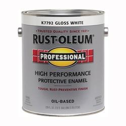RUST-OLEUM PROFESSIONAL K7792402 Protective Enamel Gloss White 1 gal Can