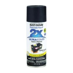 RUST-OLEUM PAINTERS Touch 249061 Semi-Gloss Spray Paint Semi-Gloss Black
