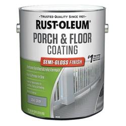 RUST-OLEUM 320419 Porch and Floor Coating Semi-Gloss Dove Gray Liquid