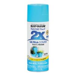 RUST-OLEUM PAINTERS Touch 277991 Satin Spray Paint Satin Oasis Blue 12