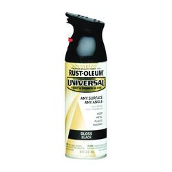 RUST-OLEUM UNIVERSAL 245196 Gloss Spray Paint Gloss Black 12 oz Aerosol
