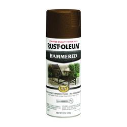 RUST-OLEUM STOPS RUST 210880 Spray Paint Hammered Brown 12 oz Aerosol