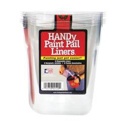 HANDy BER-2520-CT Paint Pail Liner 1 qt Capacity Plastic Clear