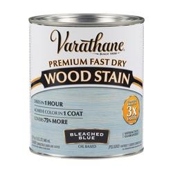 VARATHANE 297425 Wood Stain Bleached Blue Liquid 1 qt Can