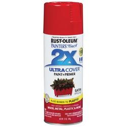 RUST-OLEUM PAINTERS Touch 2X ULTRA COVER 315396 Spray Paint Satin Apple