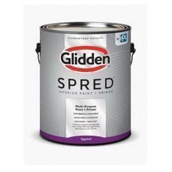 Glidden SPRED GLSIN20DB/01 Paint and Primer, Eggshell, Ultra Deep Base, 1