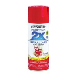 RUST-OLEUM PAINTERS Touch 249124 Gloss Spray Paint Gloss Apple Red 12
