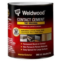 DAP 00273 Contact Cement Liquid Strong Solvent Tan 1 gal Can