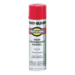 RUST-OLEUM 7564838 High Performance Enamel Spray Paint Gloss Safety Red