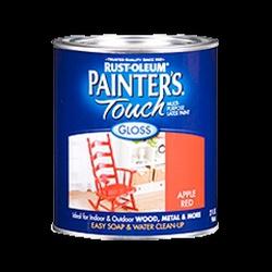RUST-OLEUM PAINTERS Touch 1966502 Brush-On Paint Gloss Apple Red 1 qt