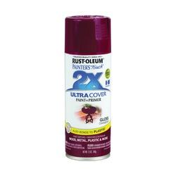 RUST-OLEUM PAINTERS Touch 249863 Gloss Spray Paint Gloss Cranberry 12