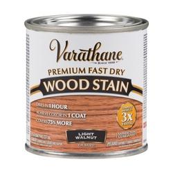 VARATHANE 262034 Wood Stain Light Walnut Liquid 0.5 pt Can