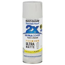 RUST-OLEUM PAINTERS Touch 2X ULTRA COVER 331184 Spray Paint Matte Gray
