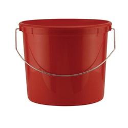 LEAKTITE 005Q55RD024 Pail 5 qt Capacity Plastic Red