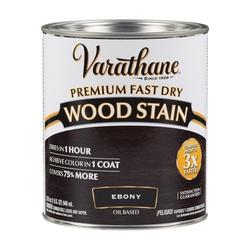 VARATHANE 269395 Wood Stain Ebony Liquid 1 qt Can