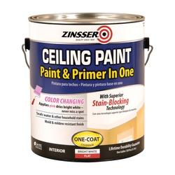 ZINSSER 260967 Ceiling Paint Flat Bright White 1 gal Can