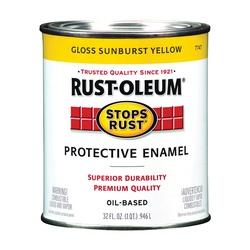 RUST-OLEUM STOPS RUST 7747502 Protective Enamel Gloss Sunburst Yellow 1