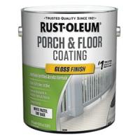 RUST-OLEUM 320472 Low-VOC Porch and Floor Coating Gloss White 1 gal Can