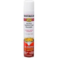 RUST-OLEUM 334128 Enamel Spray Paint Gloss Black 24 oz Aerosol Can