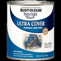 RUST-OLEUM PAINTERS Touch 1922502 Brush-On Paint Gloss Navy Blue 1 qt