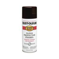 RUST-OLEUM STOPS RUST 262661 Protective Enamel Spray Paint Gloss Dark