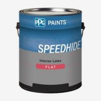 PPG SPEEDHIDE 6-45/01 Interior Latex Paint Flat Bright White 1 gal