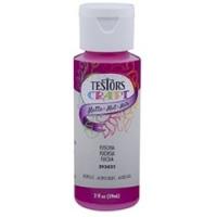 TESTORS 292422A Craft Paint Matte Fuschia 2 oz Bottle