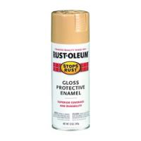 RUST-OLEUM STOPS RUST 7771830 Protective Enamel Spray Paint Gloss Sand 12