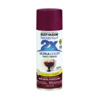 RUST-OLEUM PAINTERS Touch 249083 Satin Spray Paint Satin Claret Wine 12