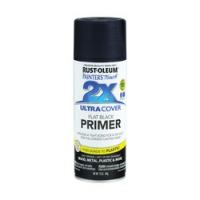 RUST-OLEUM PAINTERS Touch 249846 Spray Primer Flat Black 12 oz Aerosol