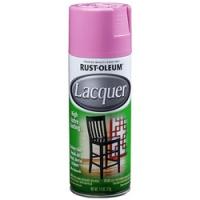 RUST-OLEUM 330492 Lacquer Spray Gloss Pink 11 oz Aerosol Can