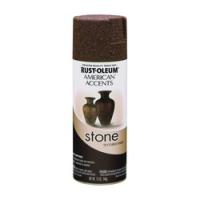RUST-OLEUM AMERICAN ACCENTS 238324 Stone Spray Paint Mineral Brown