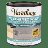 VARATHANE 313835 Weathered Wood Accelerator Clear Liquid 1 qt