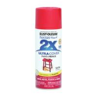 RUST-OLEUM PAINTERS Touch 249068 Satin Spray Paint Satin Paprika 12 oz