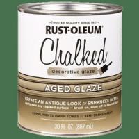 RUST-OLEUM CHALKY 315881 Decorative Glaze Satin Brown 30 oz