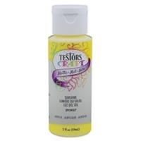 TESTORS 292427A Craft Paint Matte Sunshine 2 oz Bottle