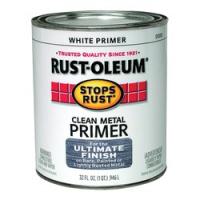 RUST-OLEUM STOPS RUST 7780502 Clean Metal Primer Flat White 1 qt